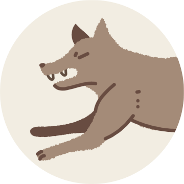 犬貓威脅 badge
